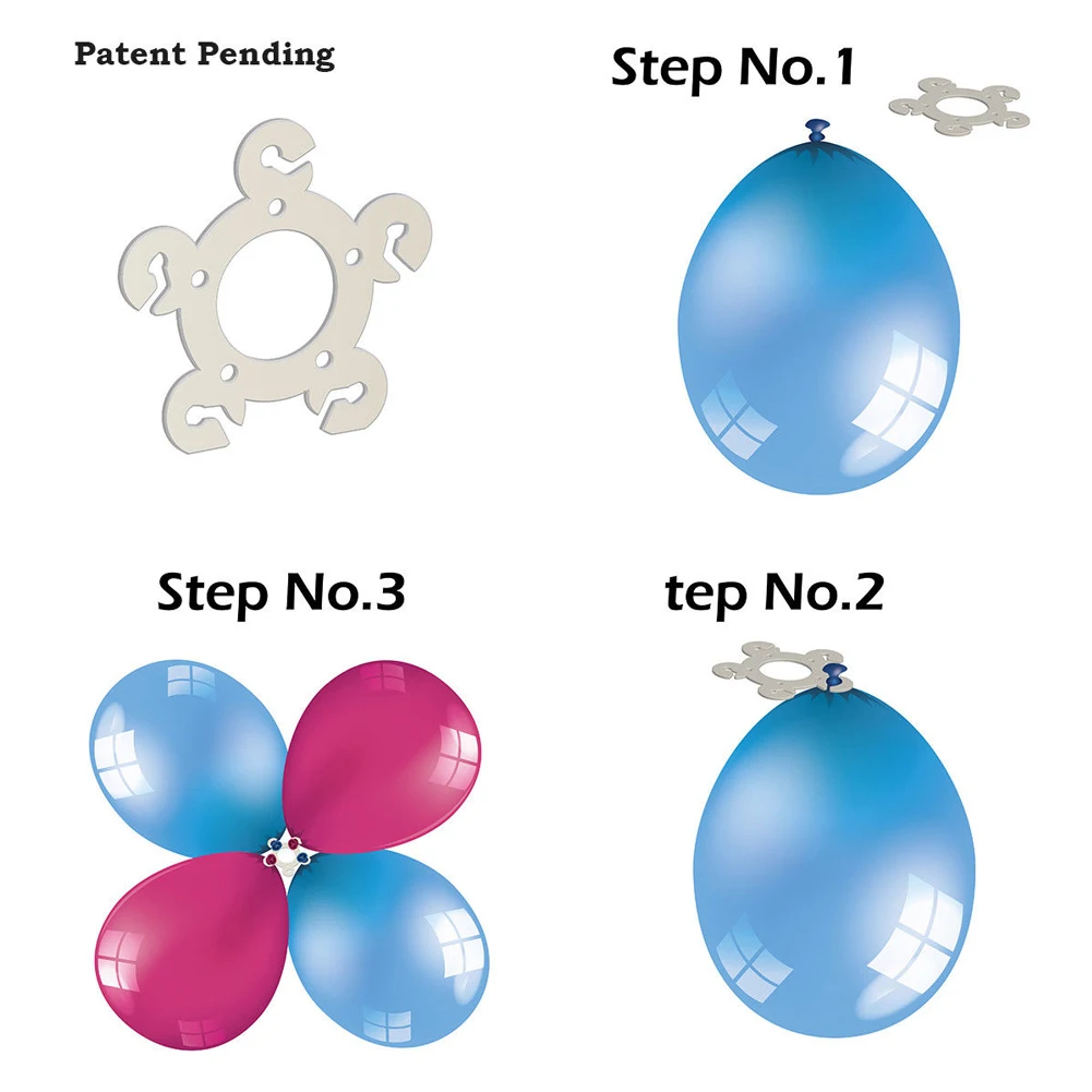60 шт фон воздушный шар клип аксессуары для вечеринок Арка прочные украшения