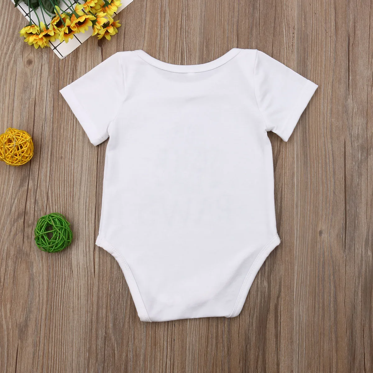 2019 Baby Summer Clothing Cue Infant Boy Girl Bodysuit Letter Print Short Sleeve White Jumpsuit Clothes Match Outfits 0-18M | Детская