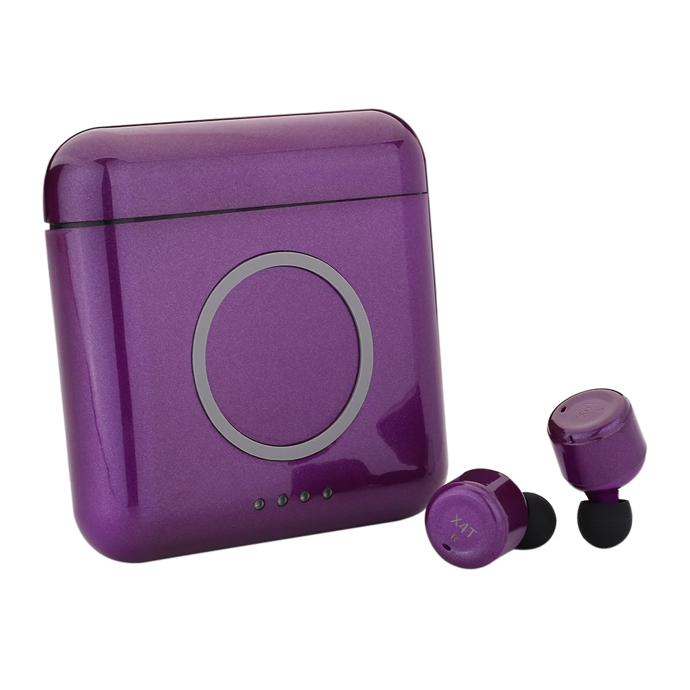 X4T TWS Bluetooth 4 2 наушники в ухо стерео гарнитура музыкальные Поддержка w/ Mic 5200mAh
