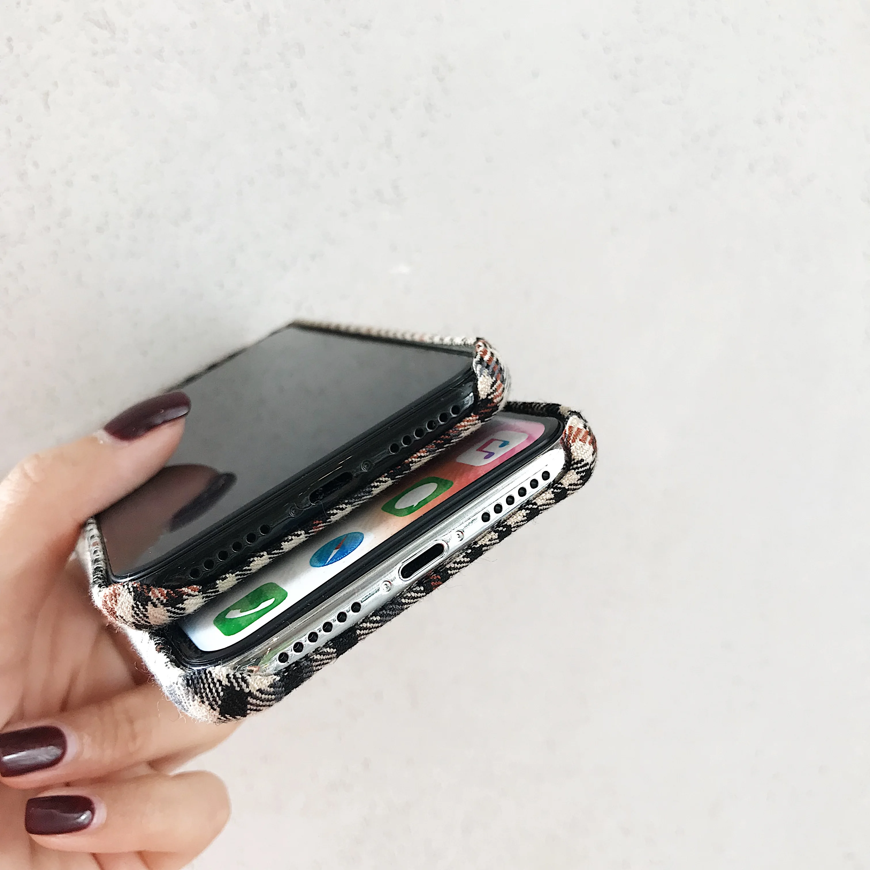 Телефон чехол для iPhone 6 6s 7 8 Plus X XR XS Max милый мультфильм Рождество Санта Клаус Лось