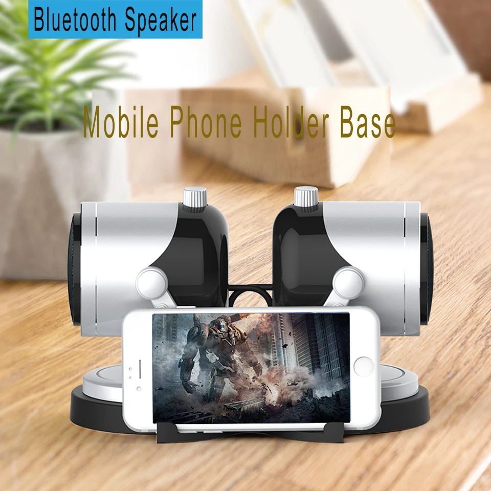 Портативный беспроводной двойной парный TWS Bluetooth колонки сильный бас аудио hi-fi