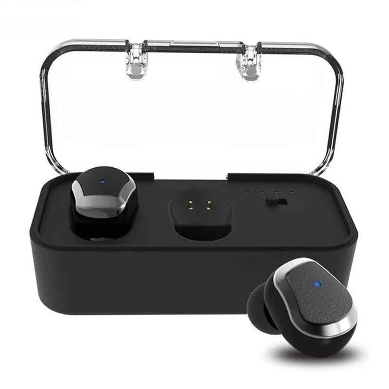 CLAITE Mini bluetooth 5 0 наушники с микрофоном вкладыши Наушники настоящие беспроводные