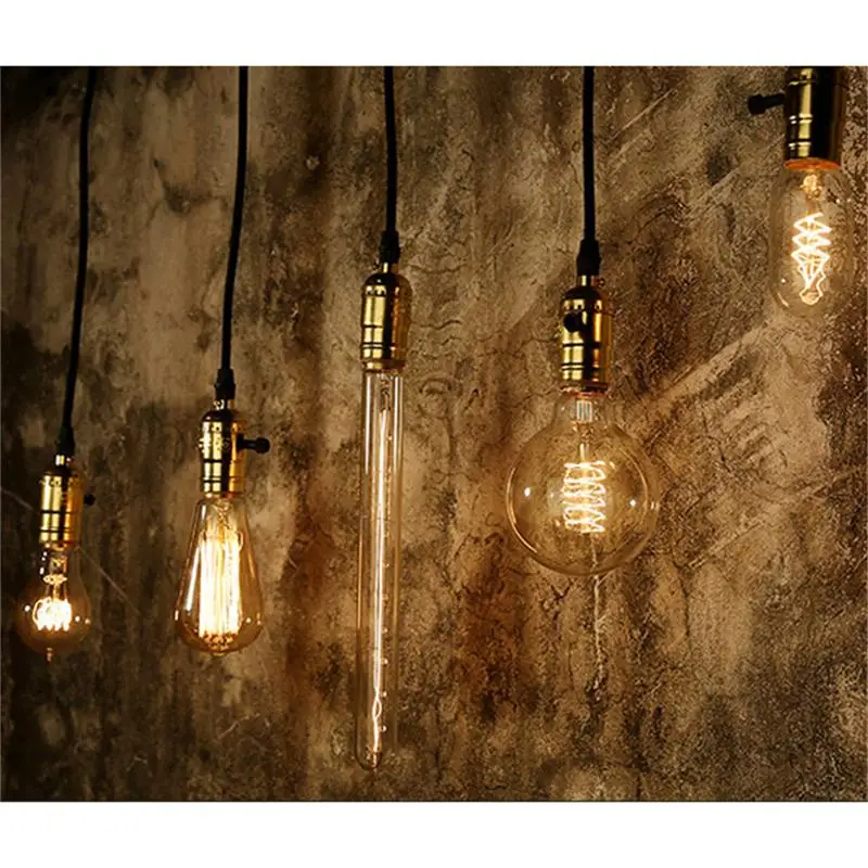 Ретро Edison led светильник лампочка E27 220V 40W нитевые Винтаж ампулы лампа накаливания