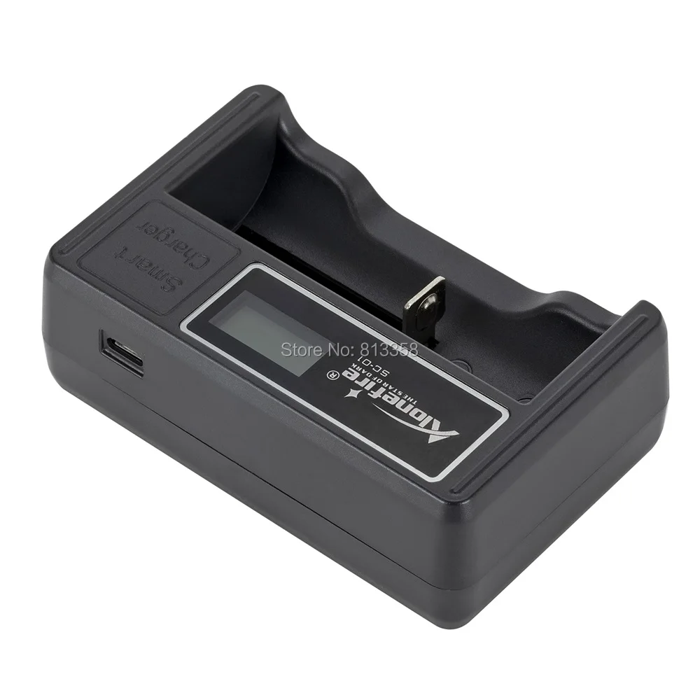 AloneFire SC 01 ЖК дисплей Smart 18650 зарядное устройство Li Ion Ni MH Cd AAAA AAA AA 14500 16340 26650