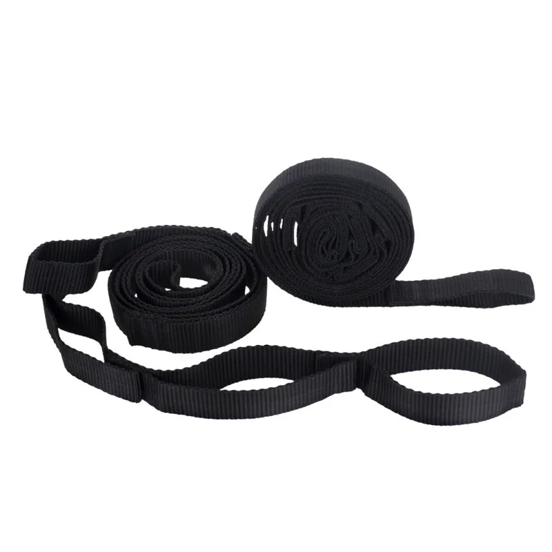 

Hammock Straps Camping Hammock Tree Straps Set 2 Straps Carrying Bag 200kg No-Stretch Heavy Duty Straps Hammock Suspension Kit