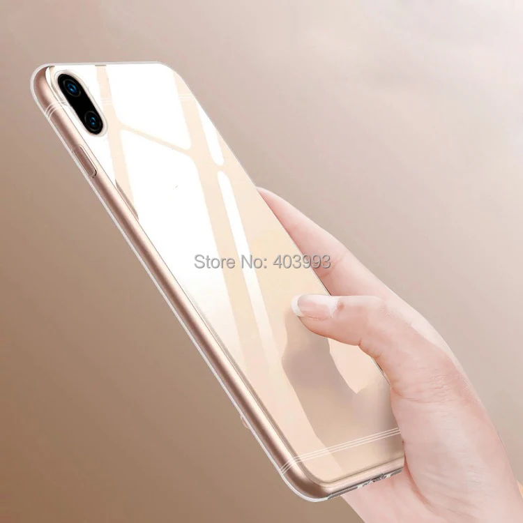 Для ZTE Blade A3 A5 A7 2019 чехол прозрачная задняя крышка TPU силиконовая Мягкая для