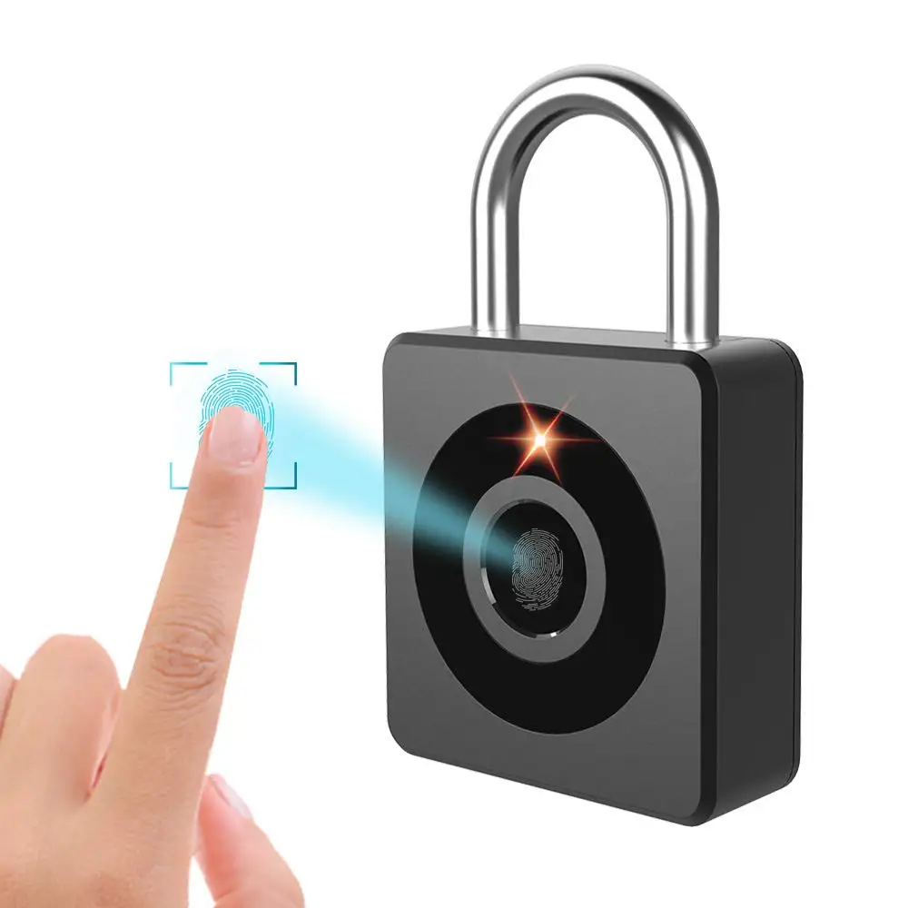 Usb зарядка отпечатков пальцев замок-Умный Замок противокражная бесключевая