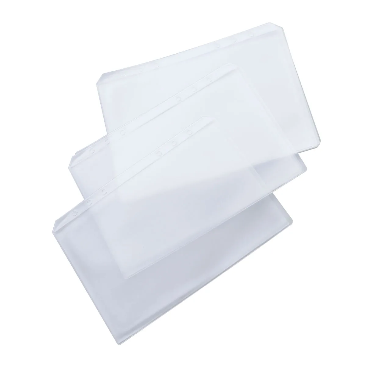 

12PCS Portable Office Household Daily Side Pocket Paper Book Business Card Storage Bag Storager Container