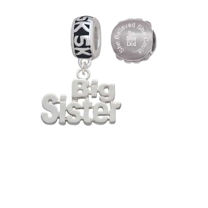 Silvertone Big Sister 5 K Run она верила что может очаровать бусы (набор из 2) |