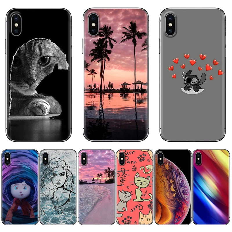 Ins Style Soft Phone Cover For Meizu M6S/ M6T/ 16/ M9C/ Note 8/ Meilan U20/ U10 Colorful Painted TPU Case |