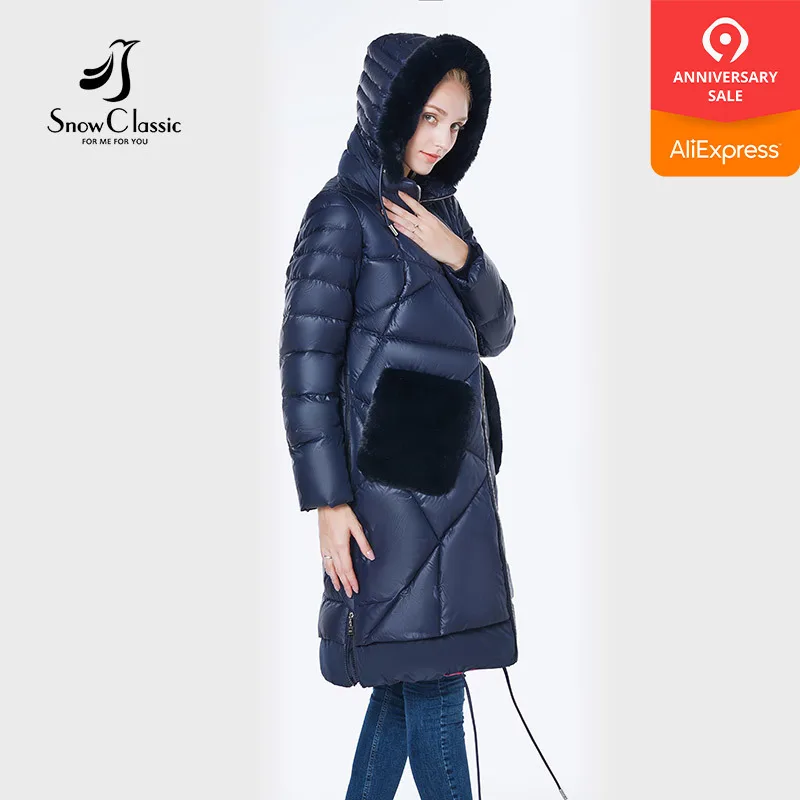 2018 куртка женщин camperas mujer abrigo invierno пальто Парк мех кролика шапка карман плюс