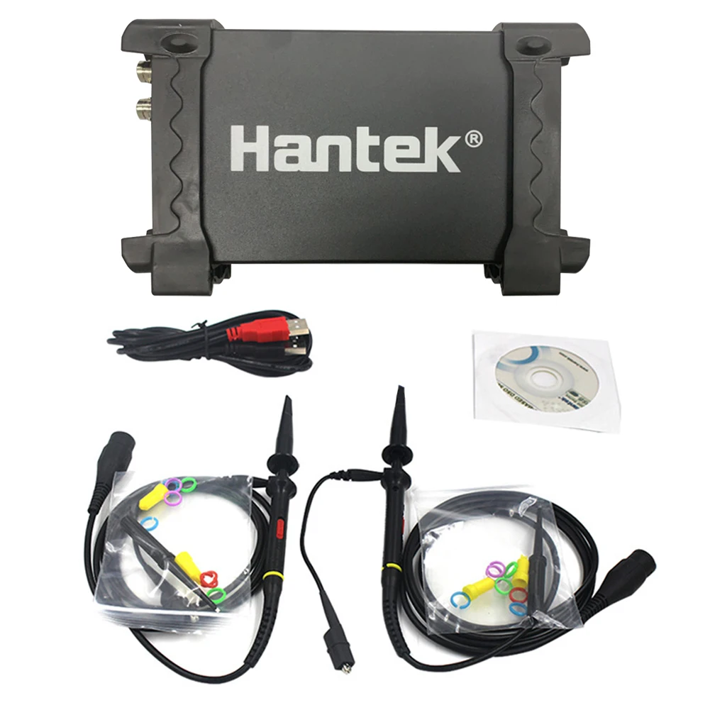 HANTEK6022BE на основе ПК USB 20 МГц полосы пропускания двухканальный цифровой хранения