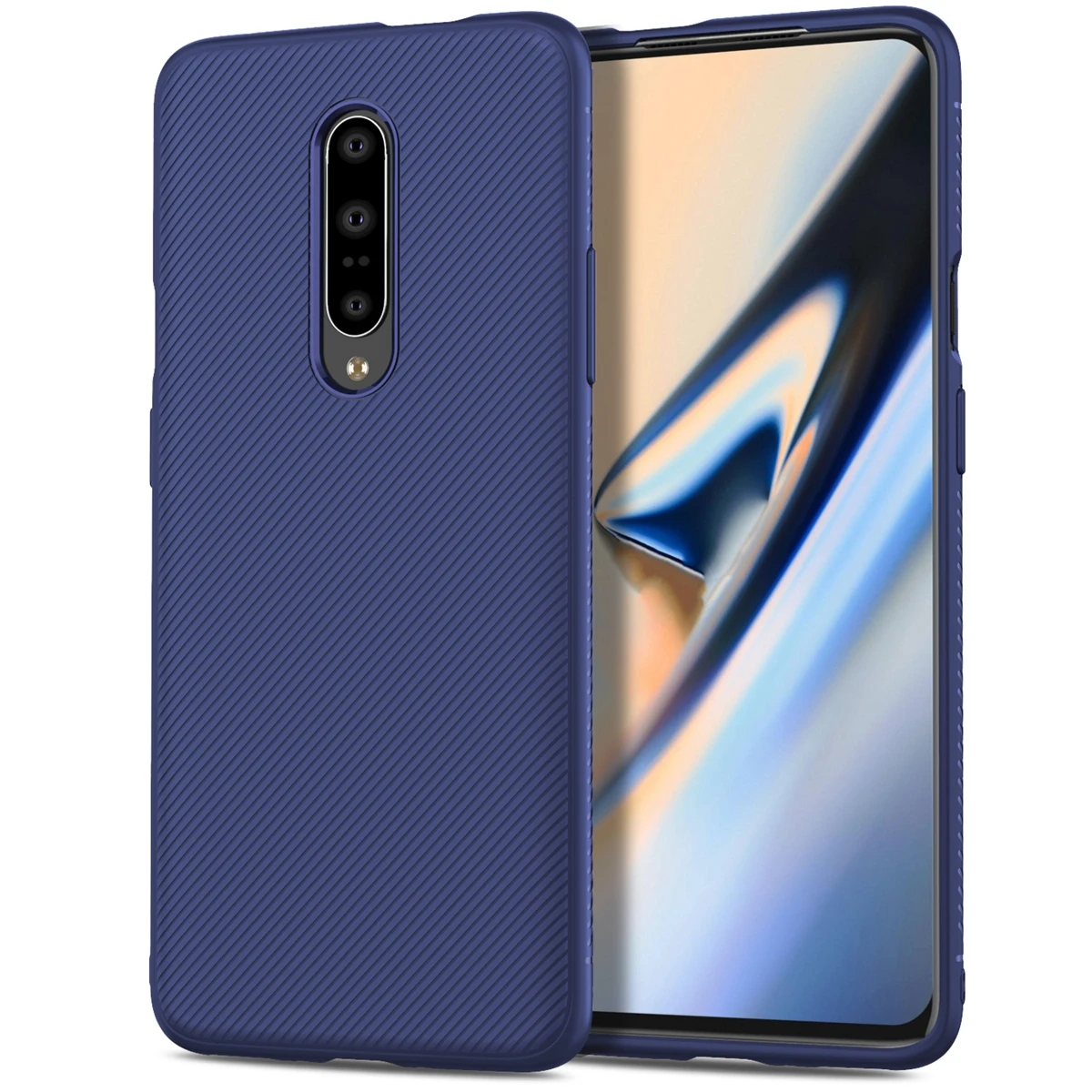 Чехол для Oneplus 7 Pro 8 тонкий ТПУ чехол из мягкого силикона и углеродного волокна One