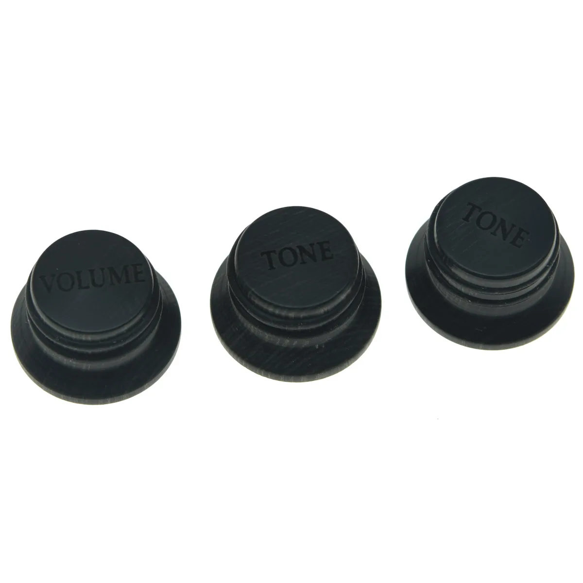 Dopro Black Hard Wooden Knobs Strat/LP Style Volume Tone Top Hat Bell Wood for Metric 5.8mm Shaft Pots | Спорт и развлечения