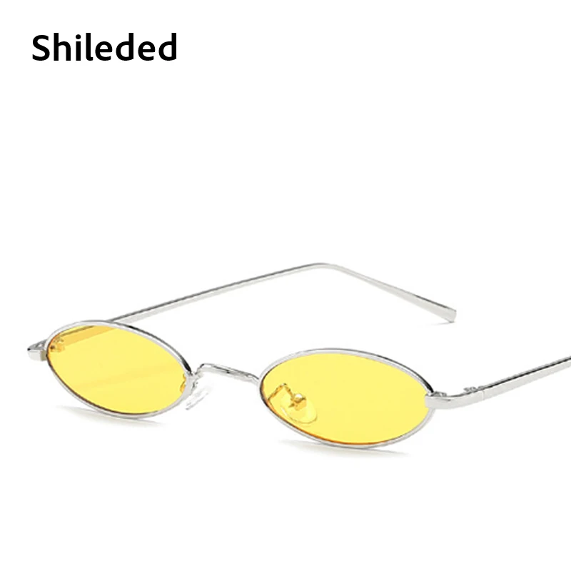 Women Ocean Color Lens Sungalsses Shileded Small Oval Ladies UV400 Brand Design For Party Trip Depp Lemtosh Style | Аксессуары для