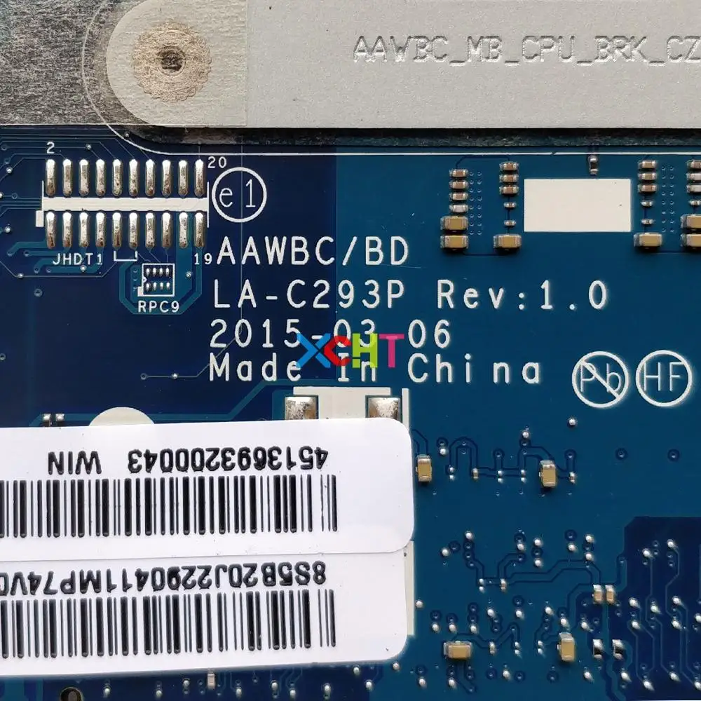 Verkauf FRU : 5B20J22904 AAWBC/BD LA-C293P UMA A6-7310U CPU Für Lenovo B41-35 NoteBook PC Laptop Motherboard Mainboard