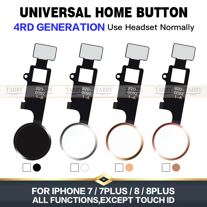 Универсальная домашняя кнопка Flex для iPhone 7 8 Plus функция возврата домой решение 4rd