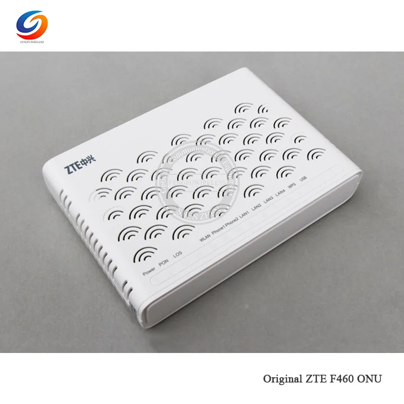 Бесплатная доставка 5 шт./лот ZTE F460 EPON ONU 4LAN + 2 голосовых горшка WIFI USB английская