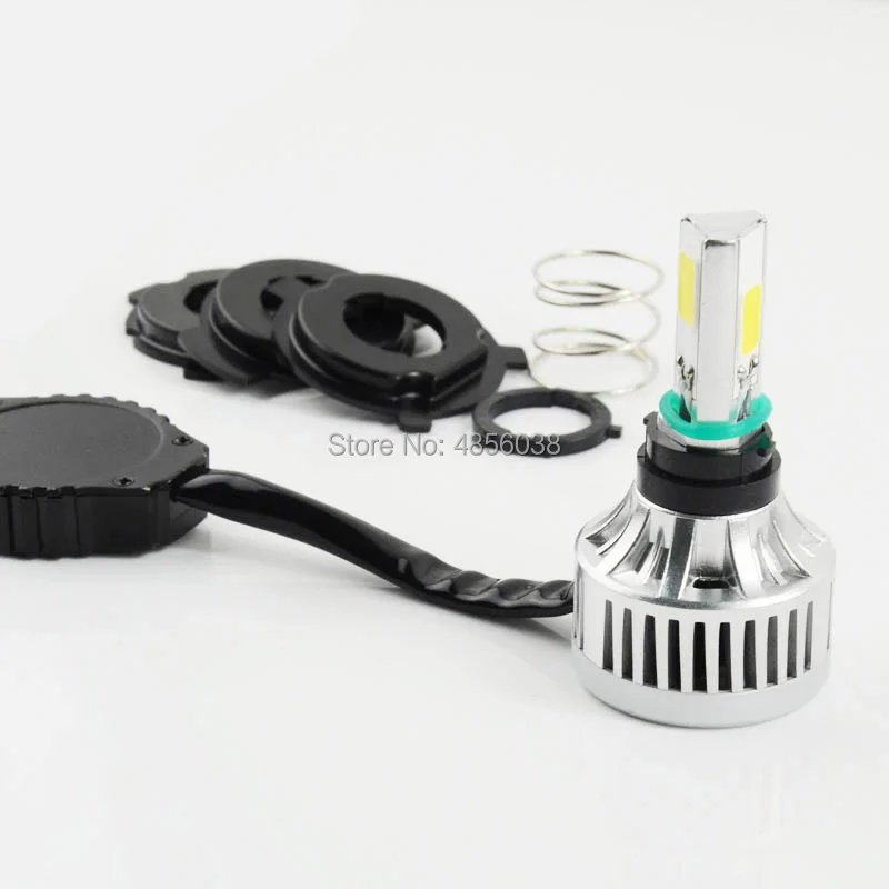 Светодиодные фары для мотоциклов H4 светодиодные лампочки 40 w 4000LM hi/lo света moto 6000 k