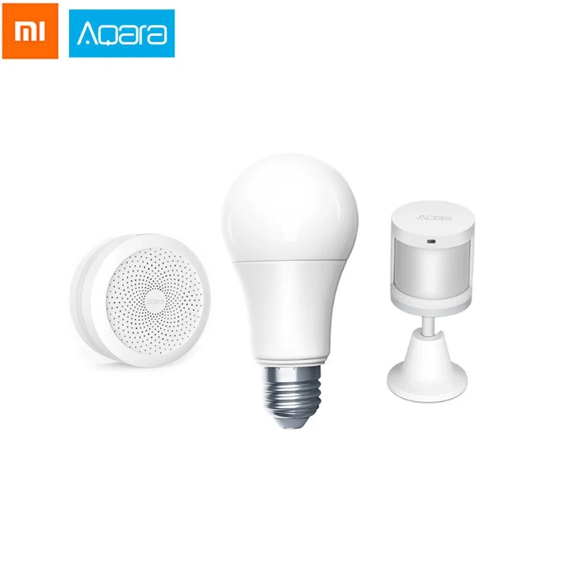 Оригинальный Умный набор Xiaomi Aqara лампа концентратор датчик человеческого тела