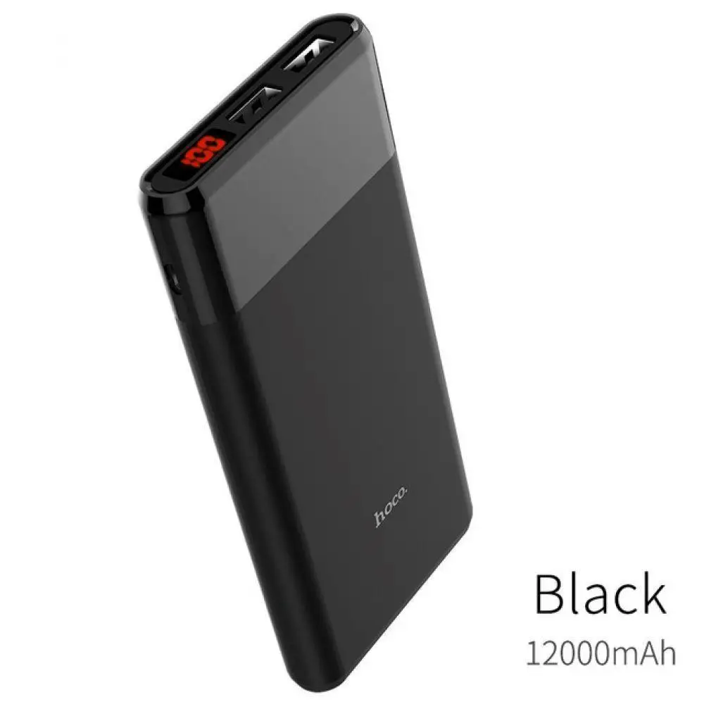 HOCO Power Bank 12000 мАч портативное зарядное устройство для быстрой зарядки внешние