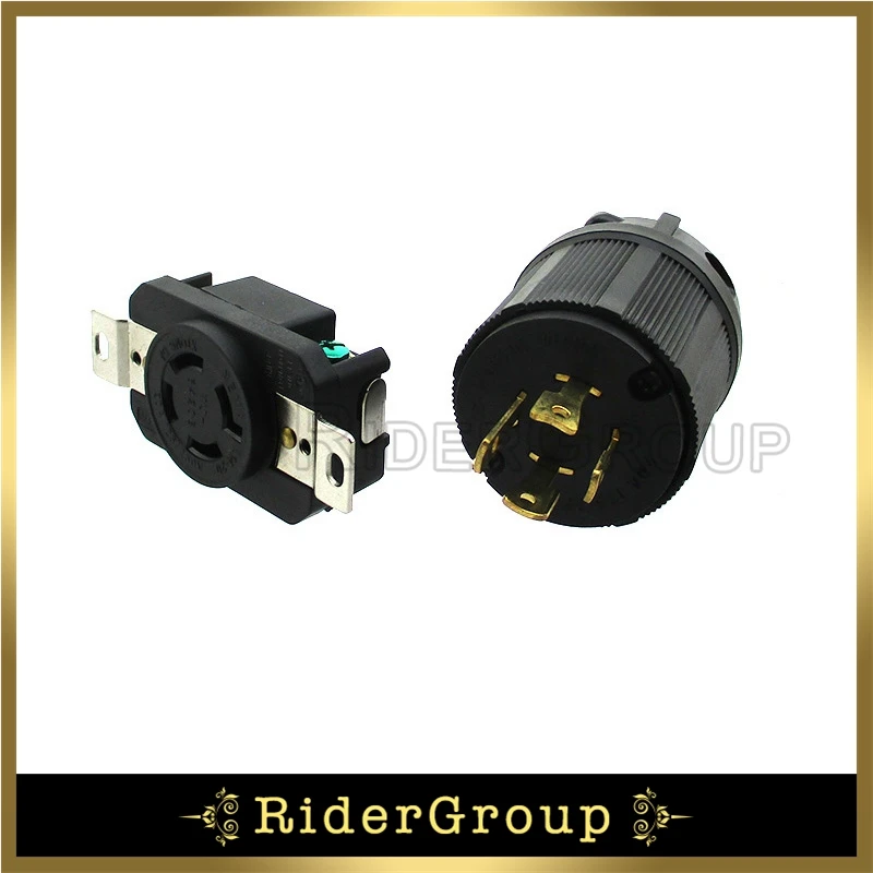 4 Prong Receptacle Twist Lock Plug Socket 20AMP 125/250V NEMA L14-20R UL Approval For Generator | Автомобили и мотоциклы