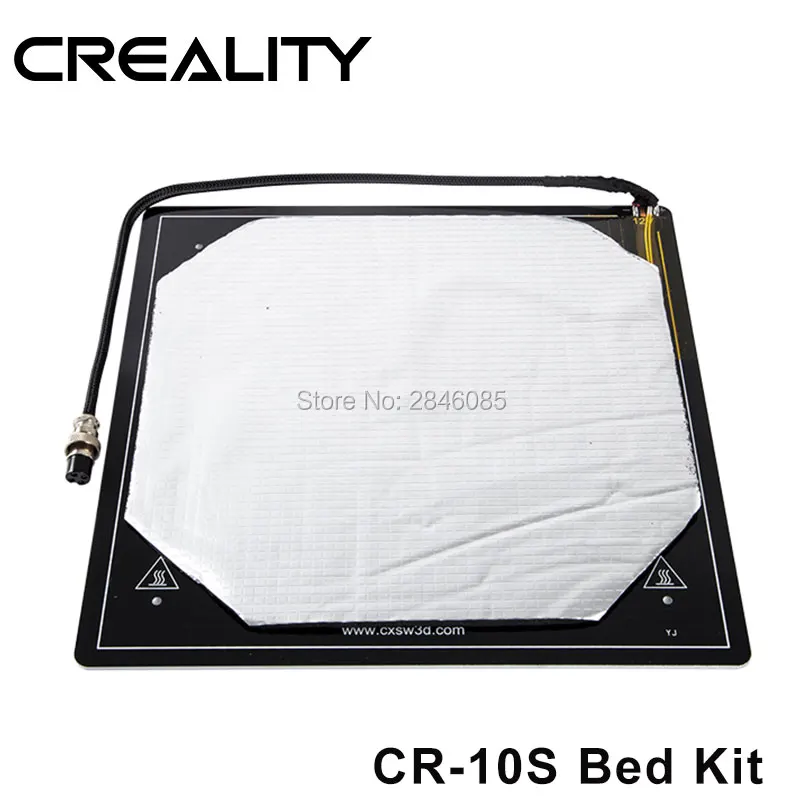 Доставка DHL/Fedex Creality 3D с подогревом Станина для CREALITY CR 10/CR 10S/S4 Размеры 300/400 кабель