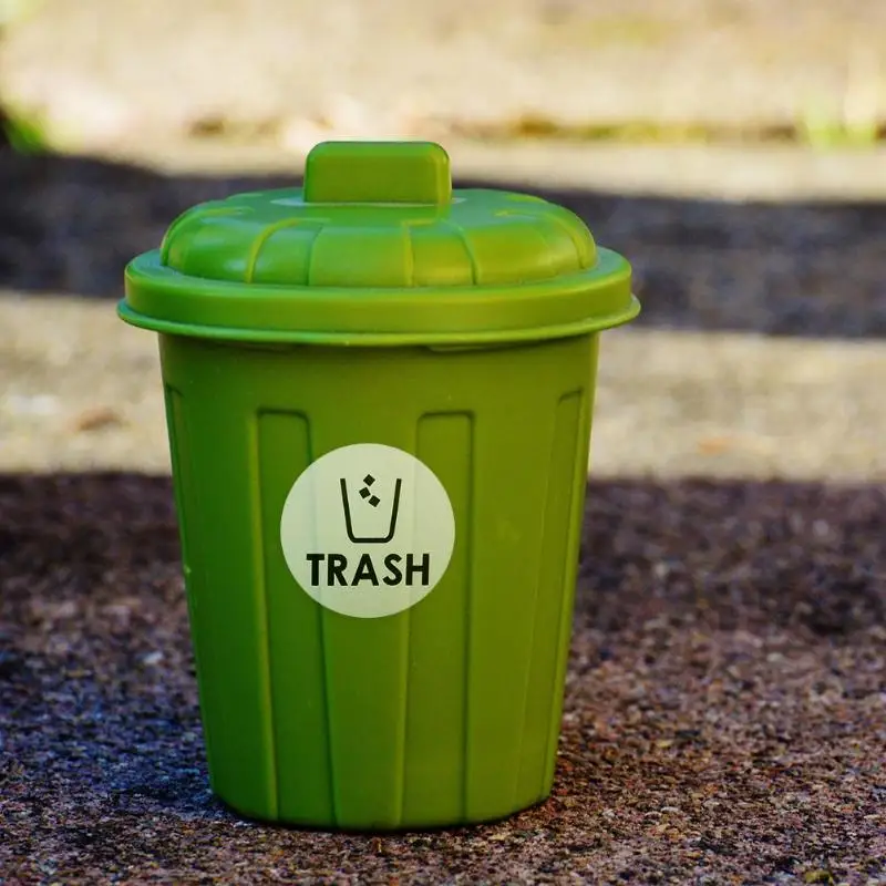 2 шт. общие отходы только печать корзины для мусора логотип наклейка переработка