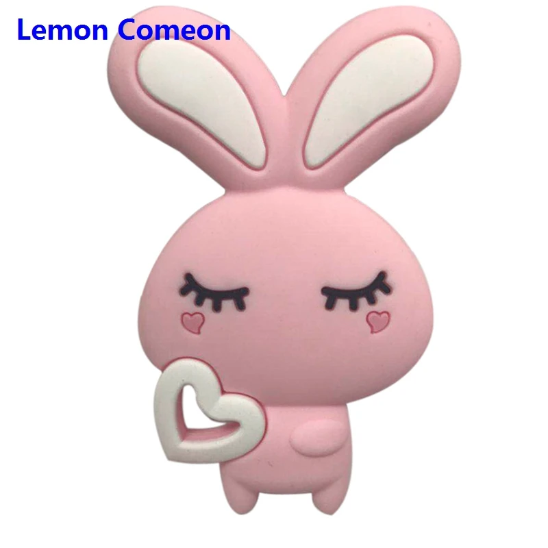 Силиконовые шарики для прорезывания зубов Lemon Comeon 1 шт. силиконовые с рисунком