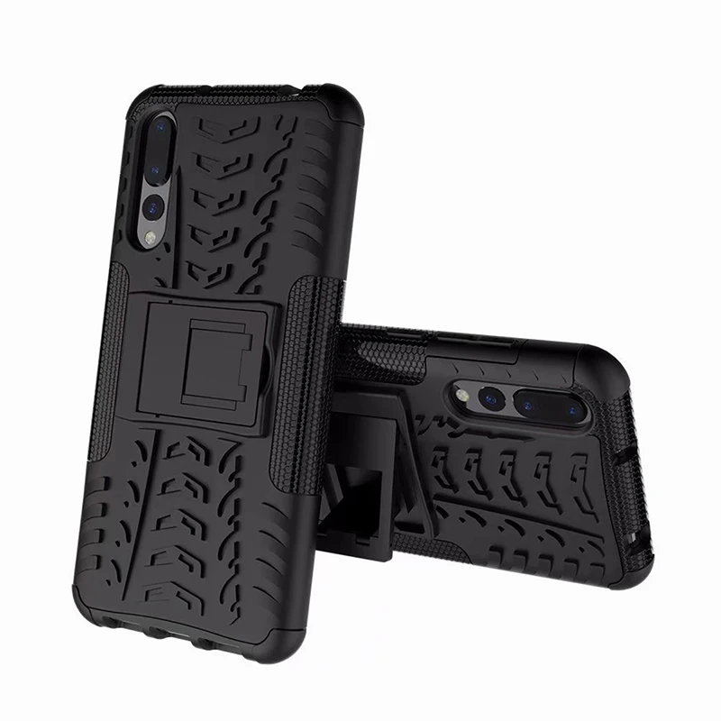 Remanbor For Huawei P20 Pro Silicone Armor Case TPU Cover Shockproof Protective Mobile Phone 6.1'' |