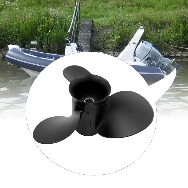 Aluminum Alloy Ship Propeller Marine Outboard With 8 Spline Tooth For Mercury 6-15HP Engines | Автомобили и мотоциклы