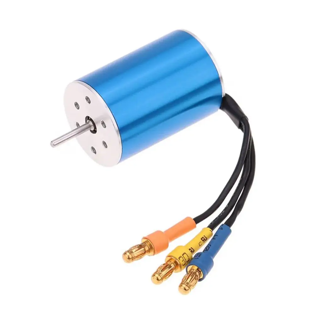 2435 4800KV 4P Бесконтактный двигатель с 25A бесщеточный ESC для 1/16 1/18 автомобиля