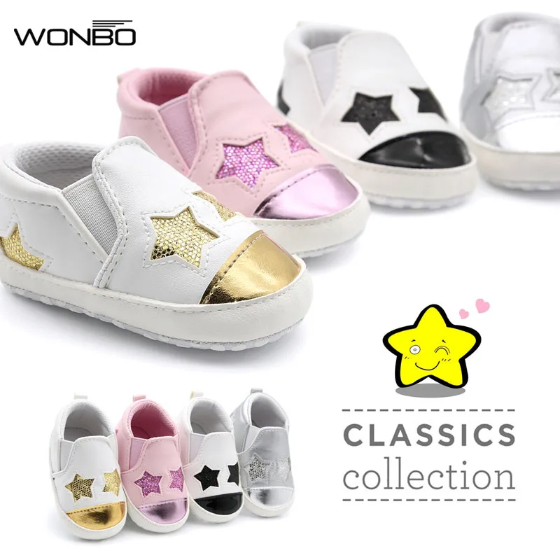 

Hot Sale! WONBO PU Leather Baby Shoes Solid Tassel Frosted Newborns Moccasins Star Pattern Toddler Infant Girl Boy First Walker