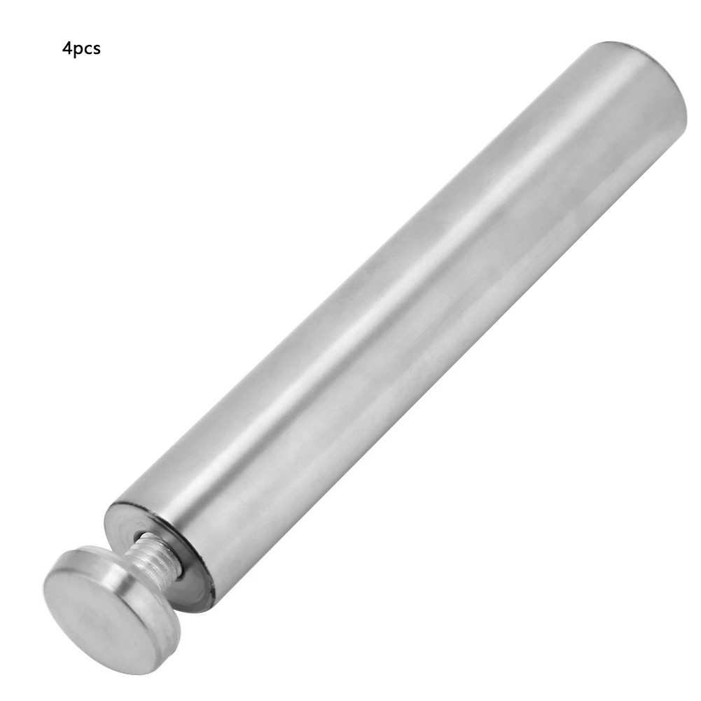 4 шт. нержавеющая сталь распорка винт стойки стекло клип держатель ВИНТ РЕКЛАМА