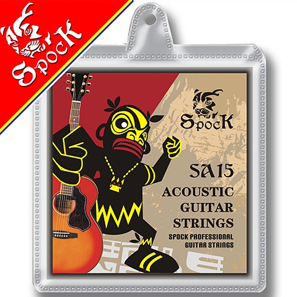 

Spock SA15 Coated Copper Acoustic Guitar Strings Coated Copper Alloy Wound Stainless Steel Core 010-047 inch