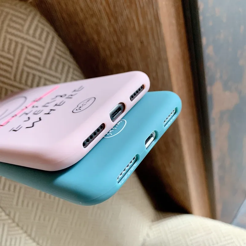 Чехол для iPhone X XS Max XR чехол со смайликом IPhone8 6s 7 Plus из ТПУ ярких цветов |