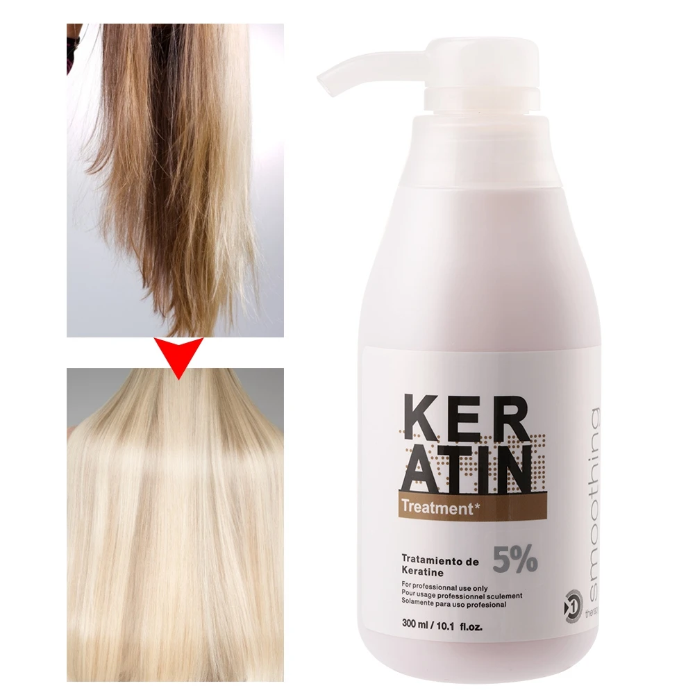 Pro 300ml Brazilian Keratin Hair Treatment for Damaged to Straighten Moisture Eliminates Frizzy Care | Красота и здоровье