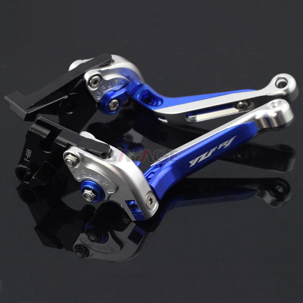 Тормозной рычаг сцепления для Yamaha Yzfr1 Yzf r1 2002 2003 синий + серебристый Мотоцикл