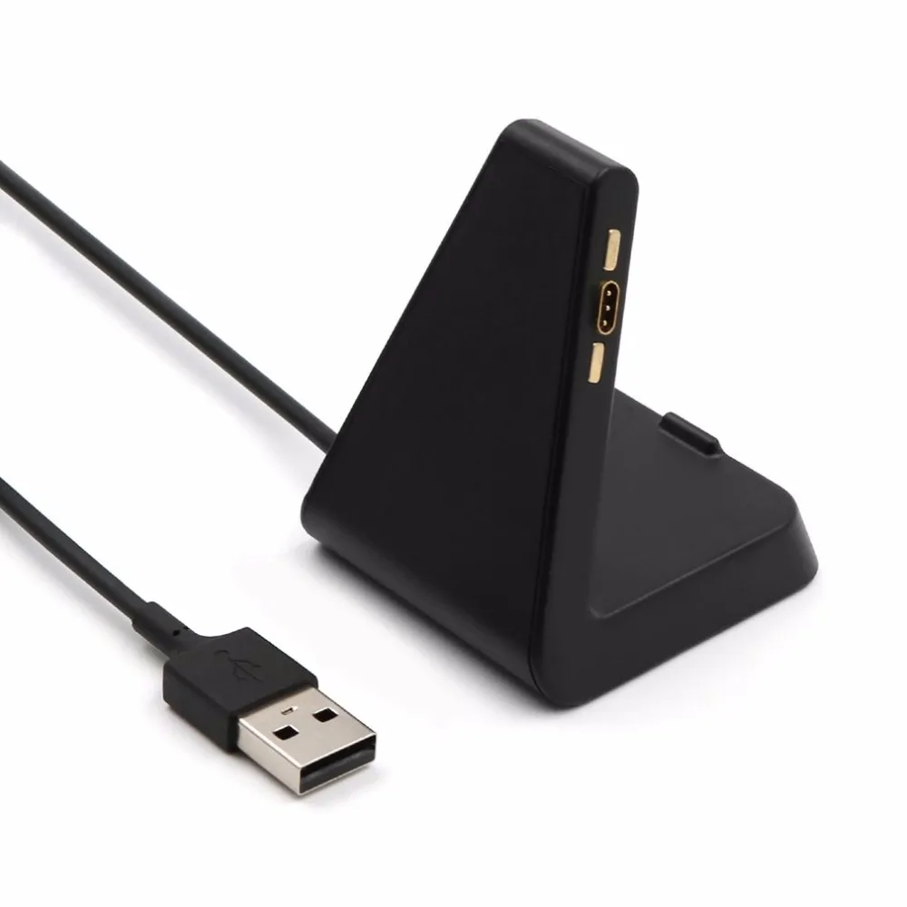 Смарт часы Подставка для зарядки с USB кабелем браслет зарядное устройство Черный