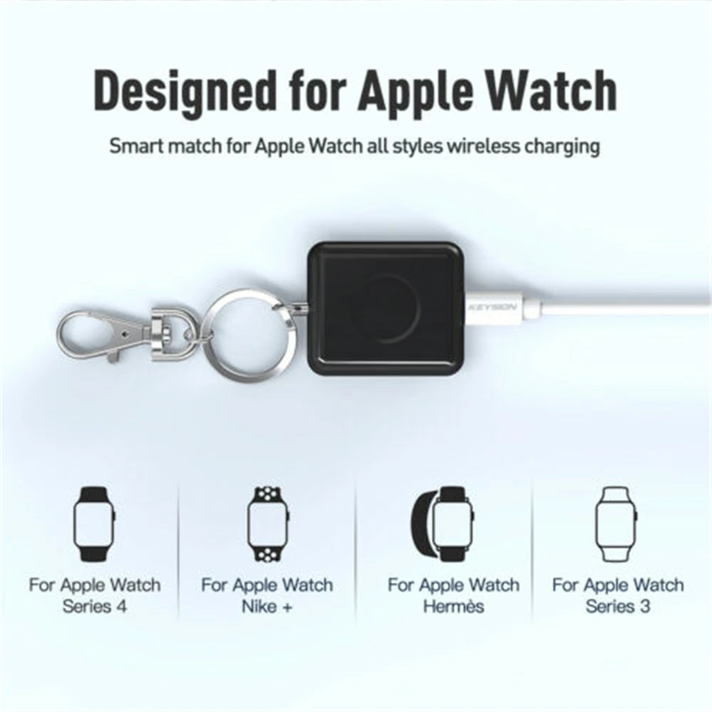 Портативный Беспроводной Магнитный брелок для зарядного устройства Apple Watch 1 2 3 4