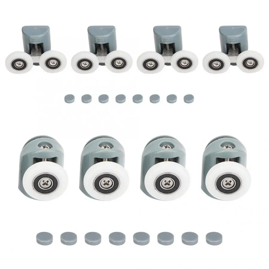 4 шт. одинарные/Двойные ролики для душевой кабины раздвижные стеклянные двери