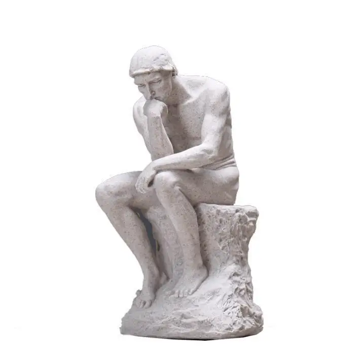 Rodin статуя Thinker Изобразительное искусство Скульптура мужская фигура в Стиле Ню
