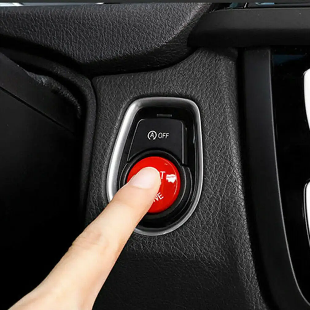 Красный комплект кнопки запуска двигателя для BMW F шасси серии F10 F20 F30|Лепнина