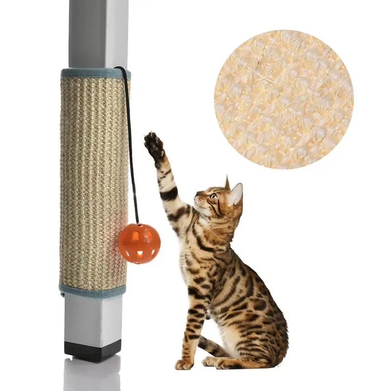 Cat Когтеточка с забавными колокольчиками коврик из сизаля соломенный ковер 3 вида