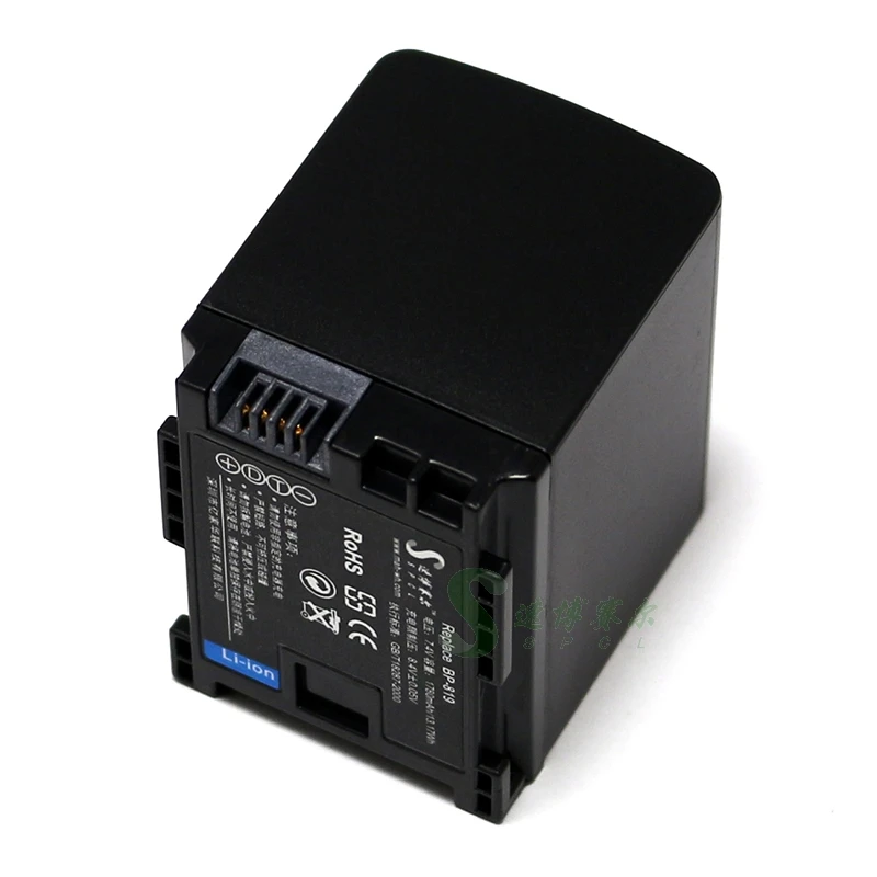 Аккумулятор BP819 BP-819 для видеокамеры Canon LEGRIA HF M31 M36 M32 M40 M41 M46 G25 S10 S21 S20 S30 S100 S200 G10 HG20 HG21