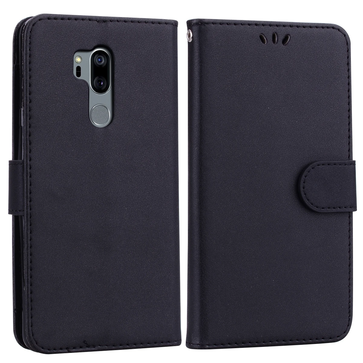 Деловой флип чехол для телефона LG G7 ThinQ искусственная кожа Складная подставка