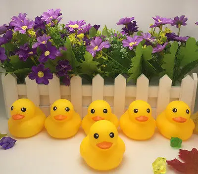 10 штук Детские ребенка Малыш хороший Ванная комната резиновая Duck воды Shower