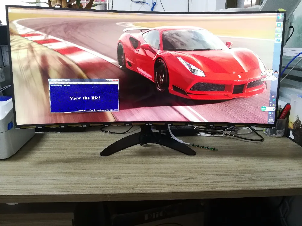 Новый оригинальный изогнутый IPS дисплей LTM340YP03 34 дюйма 4K 21:9 ультраширокий