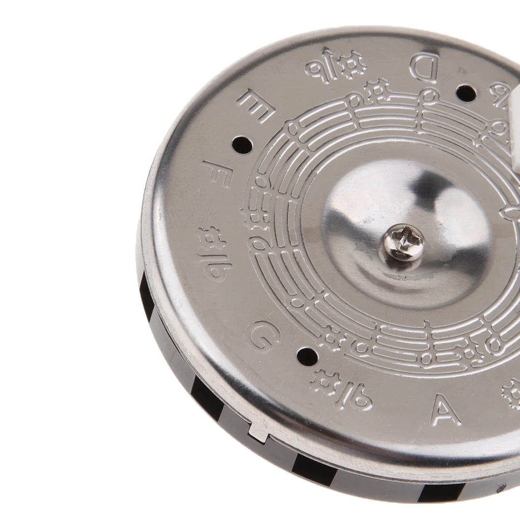 Tooyful прочный металлический 13 отверстий тюнер Pitch Pipe Note селектор C Ключ для