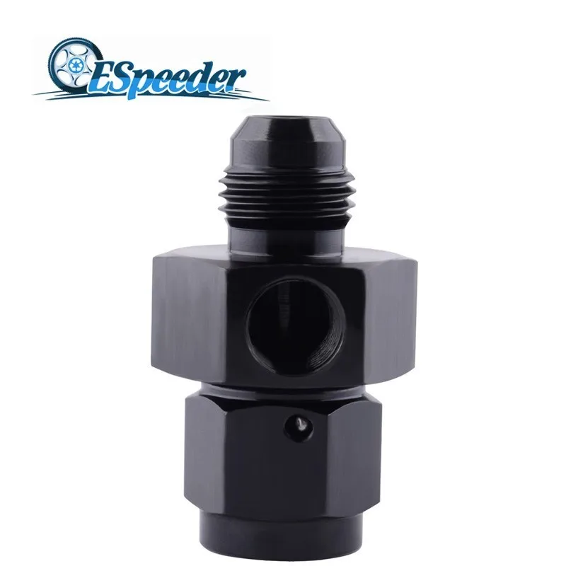 ESPEEDER AN6 6 Алюминий мужского и женского пола Twin 1/8 &quotNPT Калибр датчик сбоку Порты